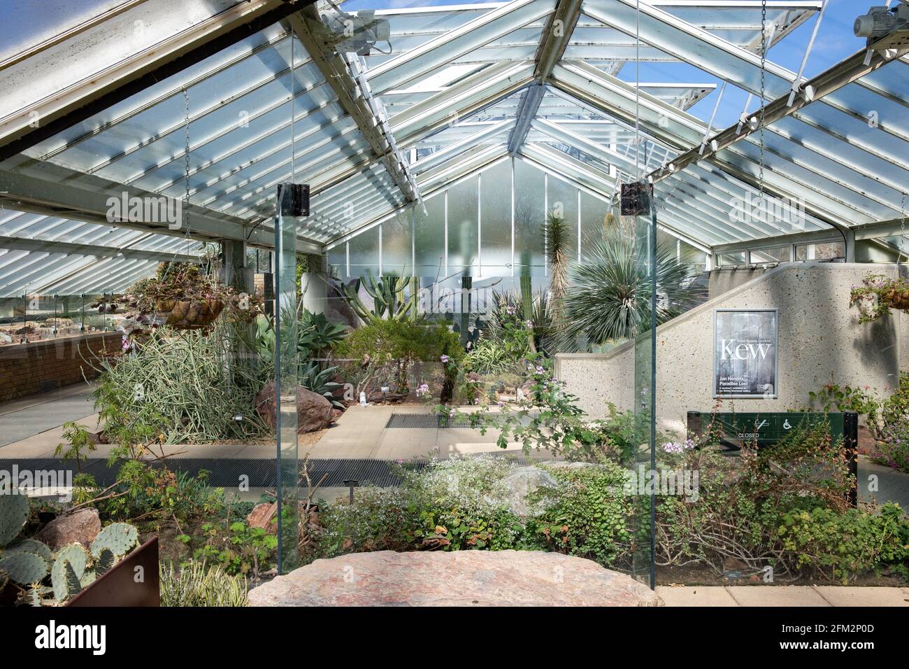 The Princess of Wales Conservatory, Kew Royal Botanic Gardens. Stockfoto