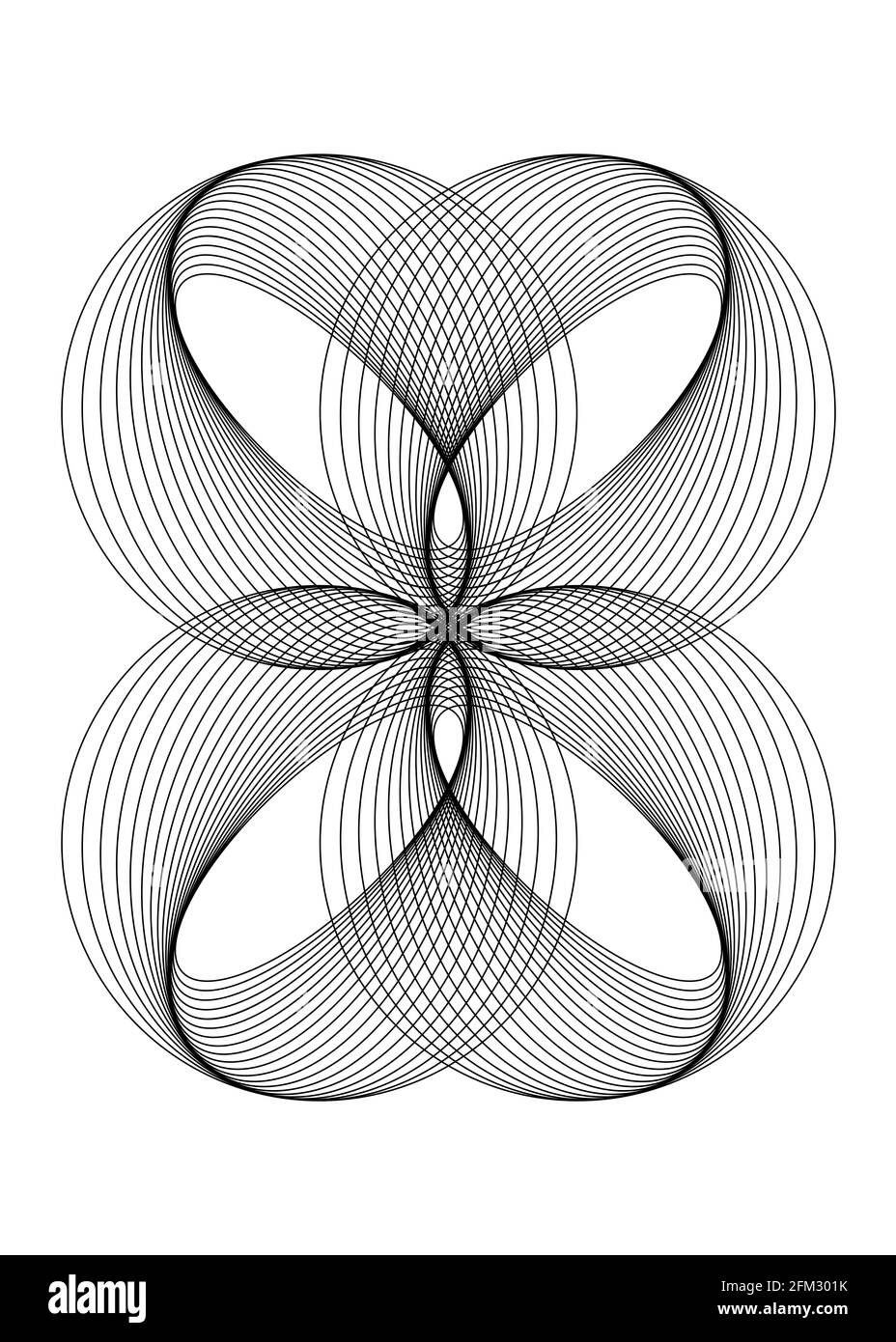 Geometrische Abstrakte Kunst, Marmorieren, Bunt Stockfoto