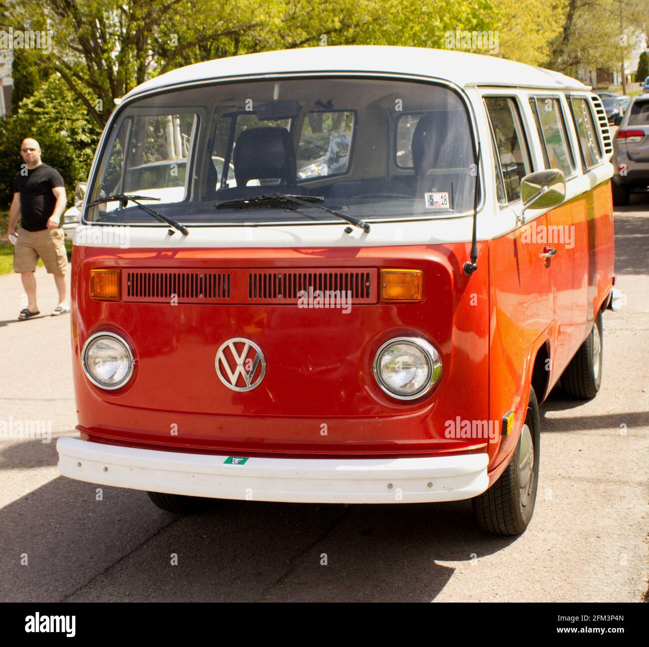 Ein Volkswagen Microbus Stockfoto