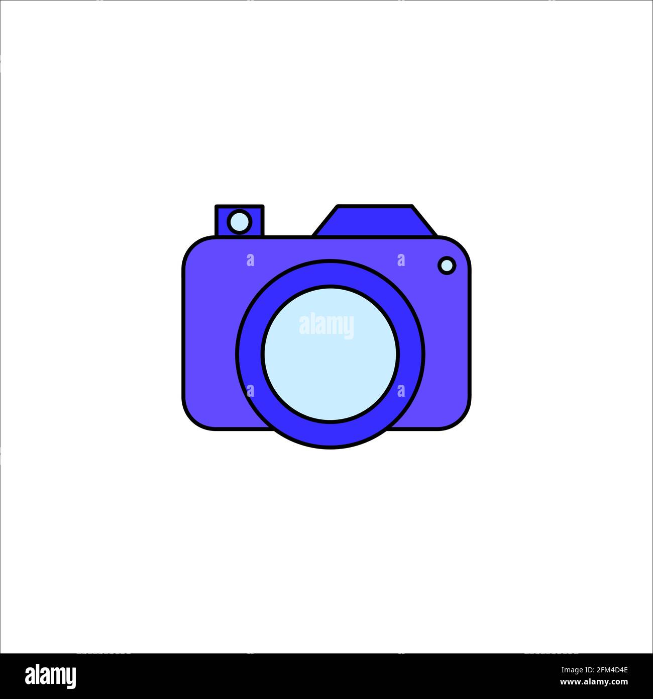 Camera Icon Vektor Konzeptdesign Illustration eps10 Stock Vektor