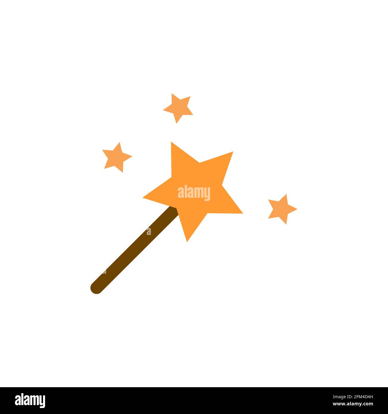 Magic Wand Icon konzeptuelle Vektorgrafik Design eps10 Stock Vektor