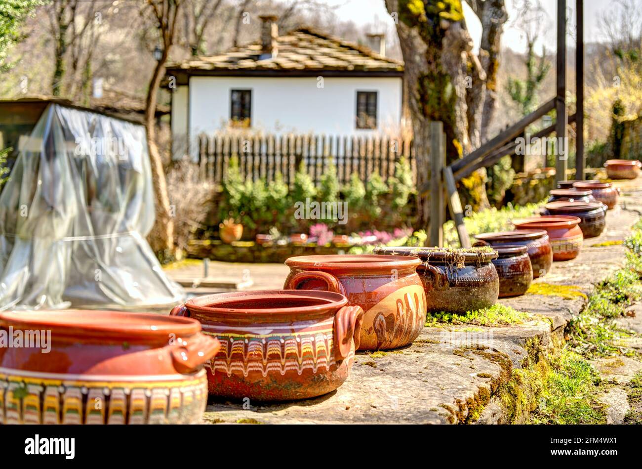 Bozhentsi, Bulgarien, HDR-Bild Stockfoto