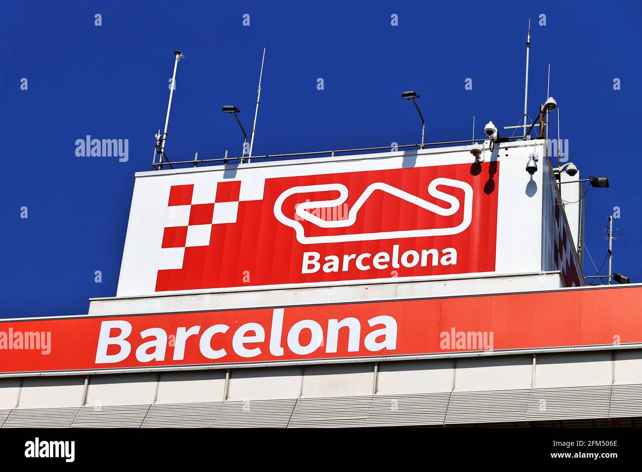 Barcelona, Spanien. Mai 2021. Atmosphäre im Kreislauf. Großer Preis von Spanien, Donnerstag, 6. Mai 2021. Barcelona, Spanien. Quelle: James Moy/Alamy Live News Stockfoto
