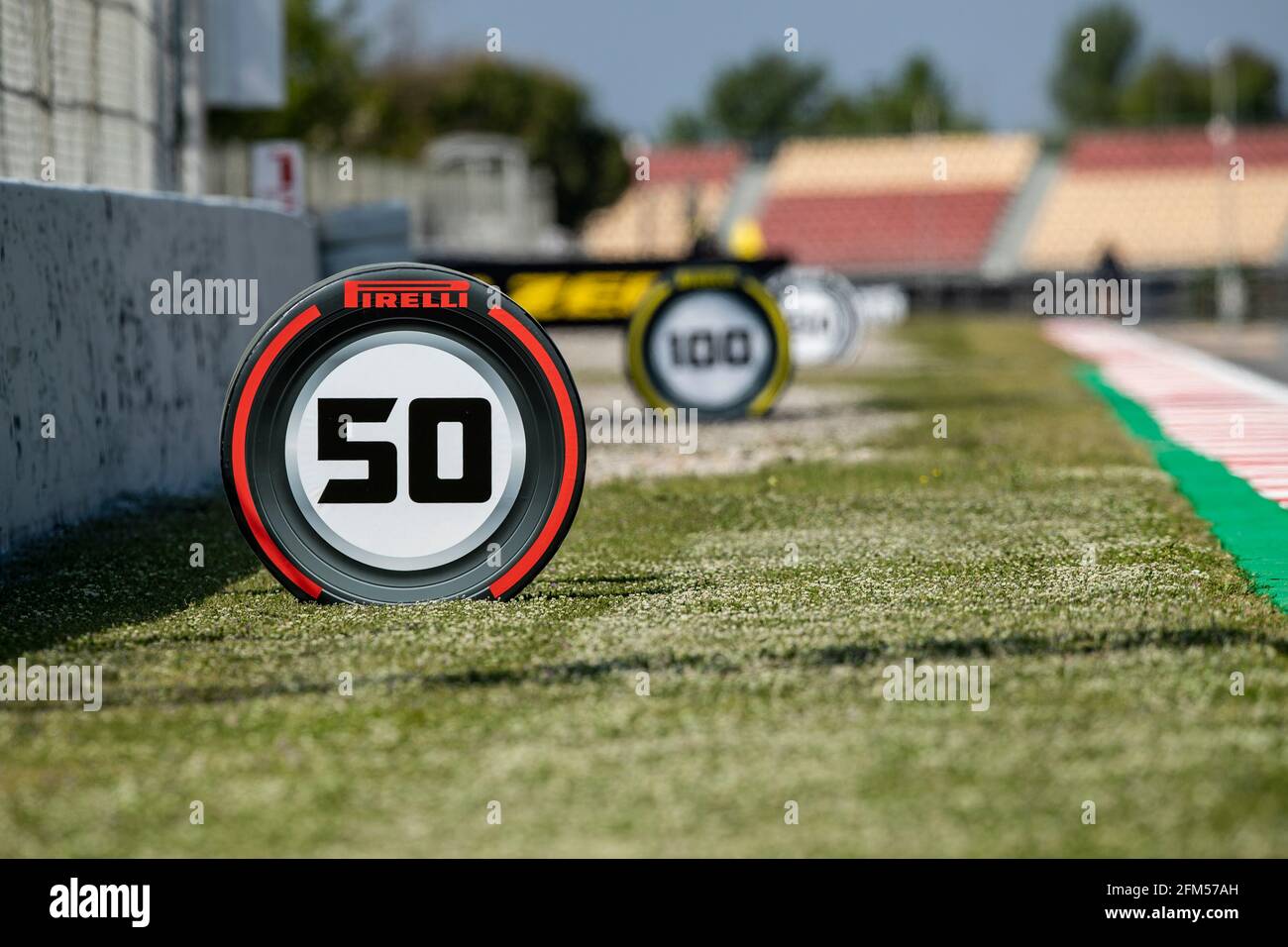 Ambiente während des Formel 1 Aramco Gran Premio De Espana 2021 vom 07. Bis 10. Mai 2021 auf dem Circuit de Barcelona-Catalunya, in Montmelo, in der Nähe von Barcelona, Spanien - Foto Xavi Bonilla / DPPI Stockfoto