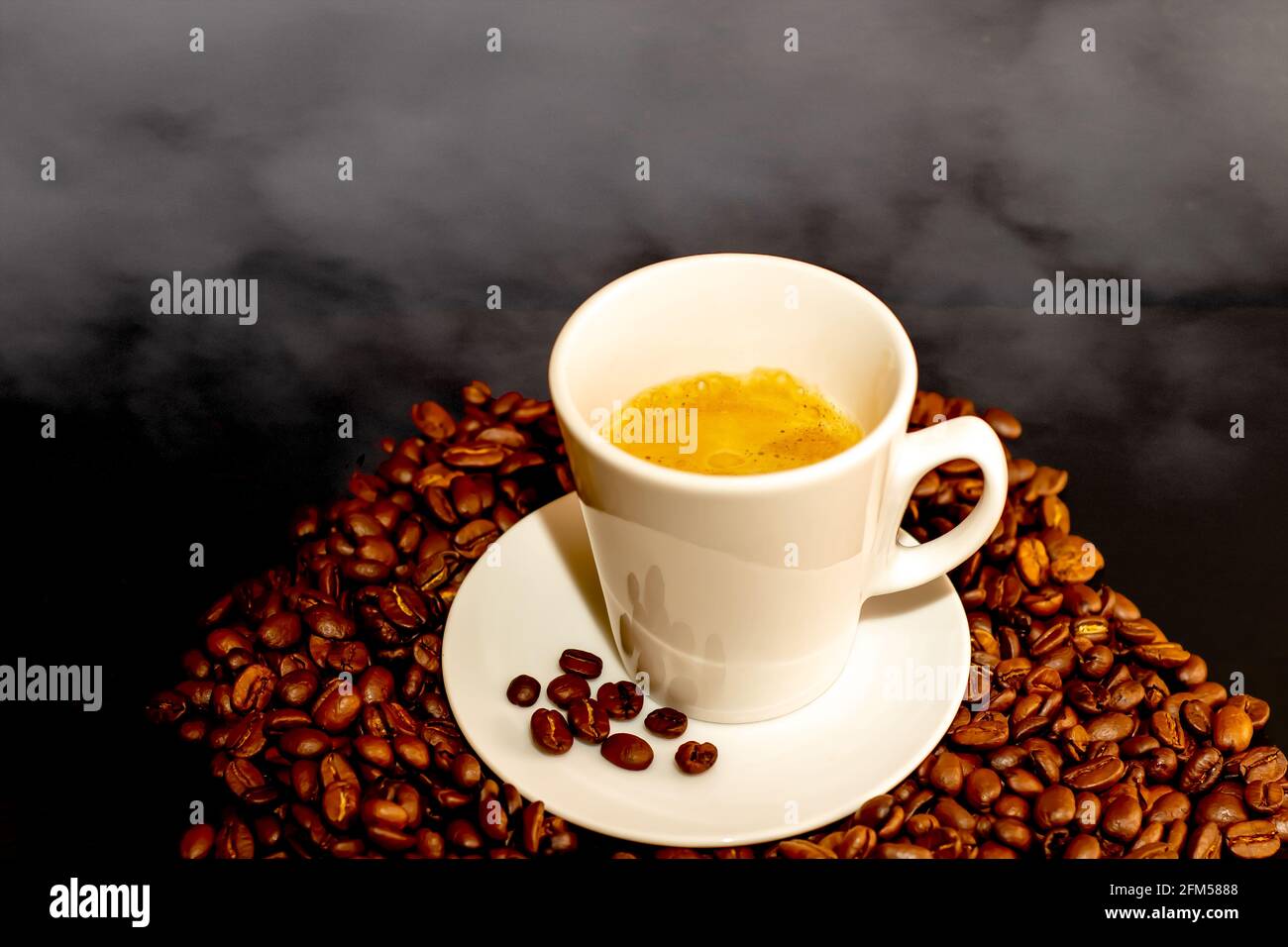 Konzept Essen und Trinken : Drink Expresso Stockfoto