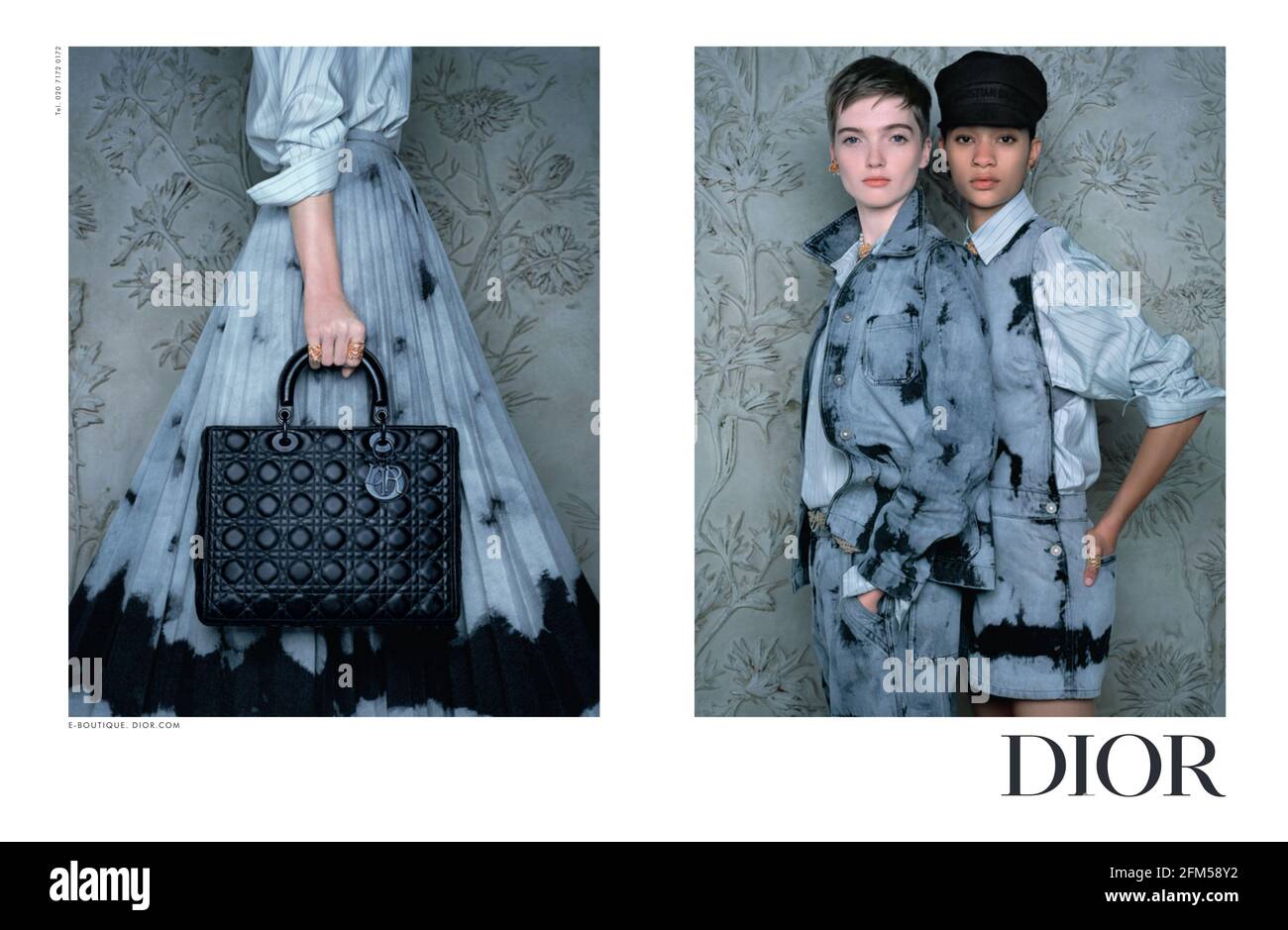 2020er Jahre UK Christian Dior Magazin Anzeige Stockfoto