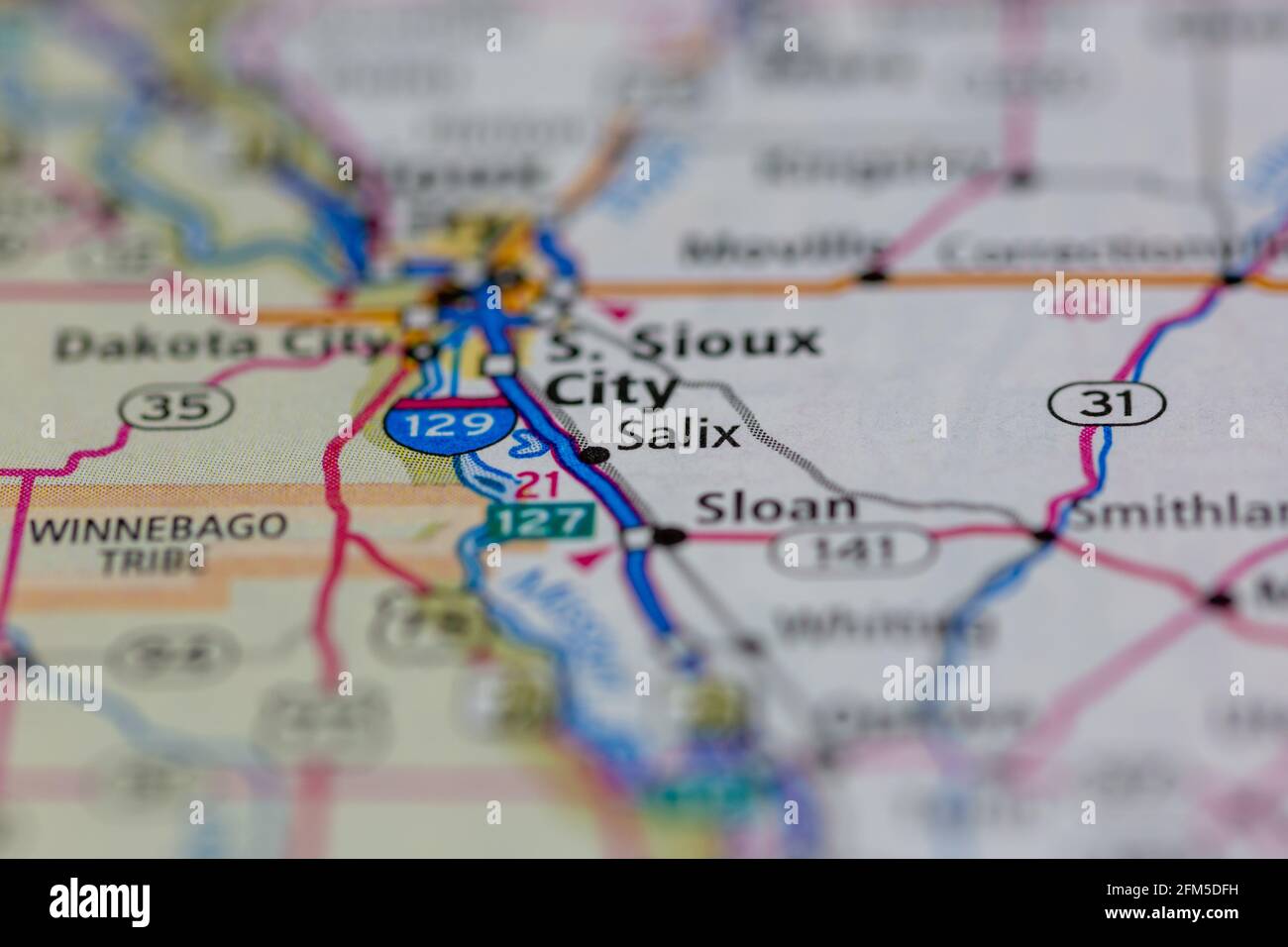 Salix iowa map Fotos und Bildmaterial in hoher Auflösung Alamy