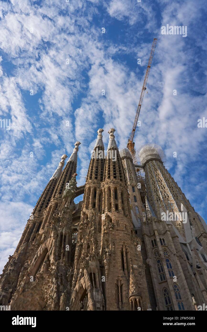 Sagrada Familia, Barcelona, Spanien Stockfoto