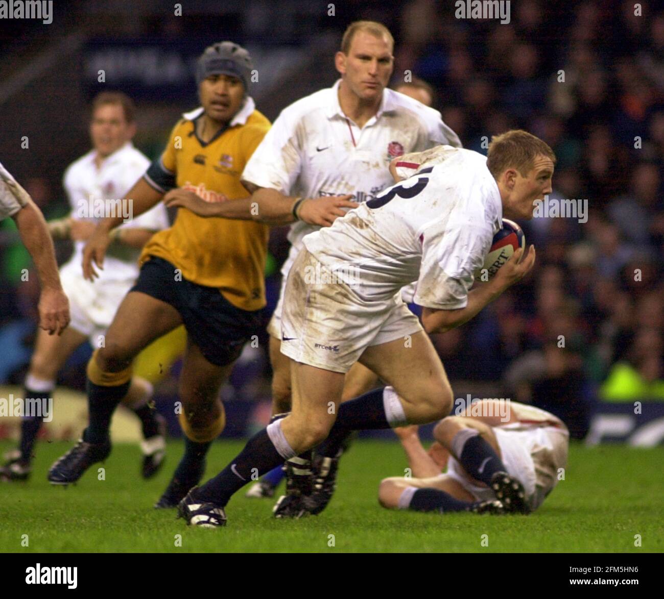 MIKE TINDALL ENGLAND V AUSTRALIEN IN TWICKENHAM Stockfoto