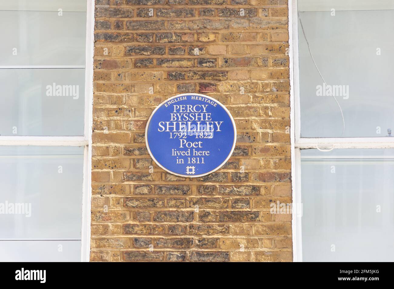 Percy Bysshe Shelley (englischer romantischer Dichter), blaue Plakette, Carnaby Street, West End, Soho, City of Westminster, Greater London, England, Vereinigtes Königreich Stockfoto
