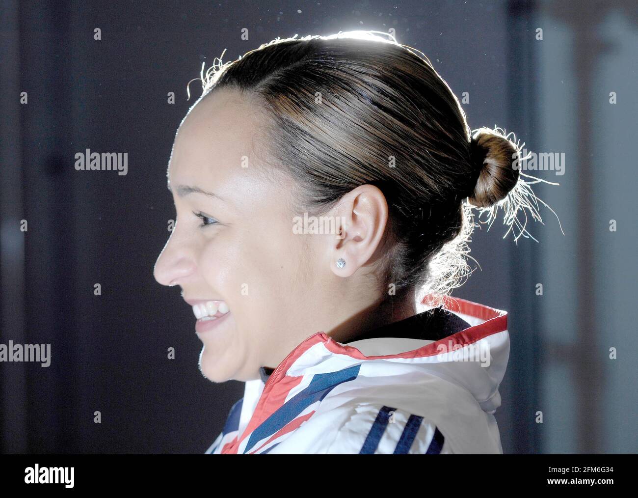 JESSICA ENNIS SIEBENKÄMPFER 6/2/2008. BILD DAVID ASHDOWN Stockfoto