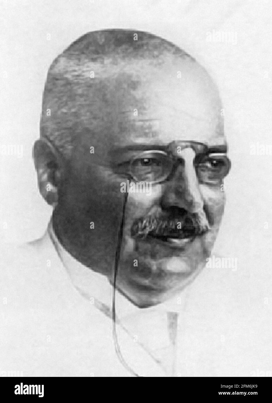 Alois Alzheimer. Porträt des deutschen Psychiaters Aloysius Alzheimer (1864-1915) Stockfoto