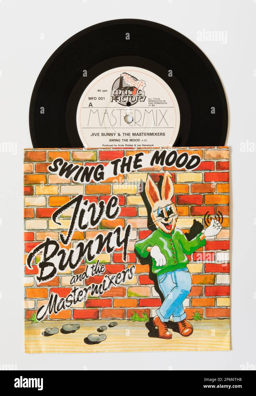 Jive Bunny und die Mastermixer schwingen die Mood-Single Stockfoto