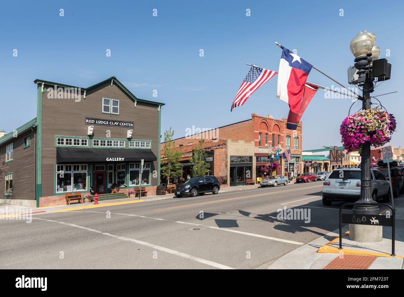 Hauptstraße, Red Lodge, Montana, USA Stockfoto