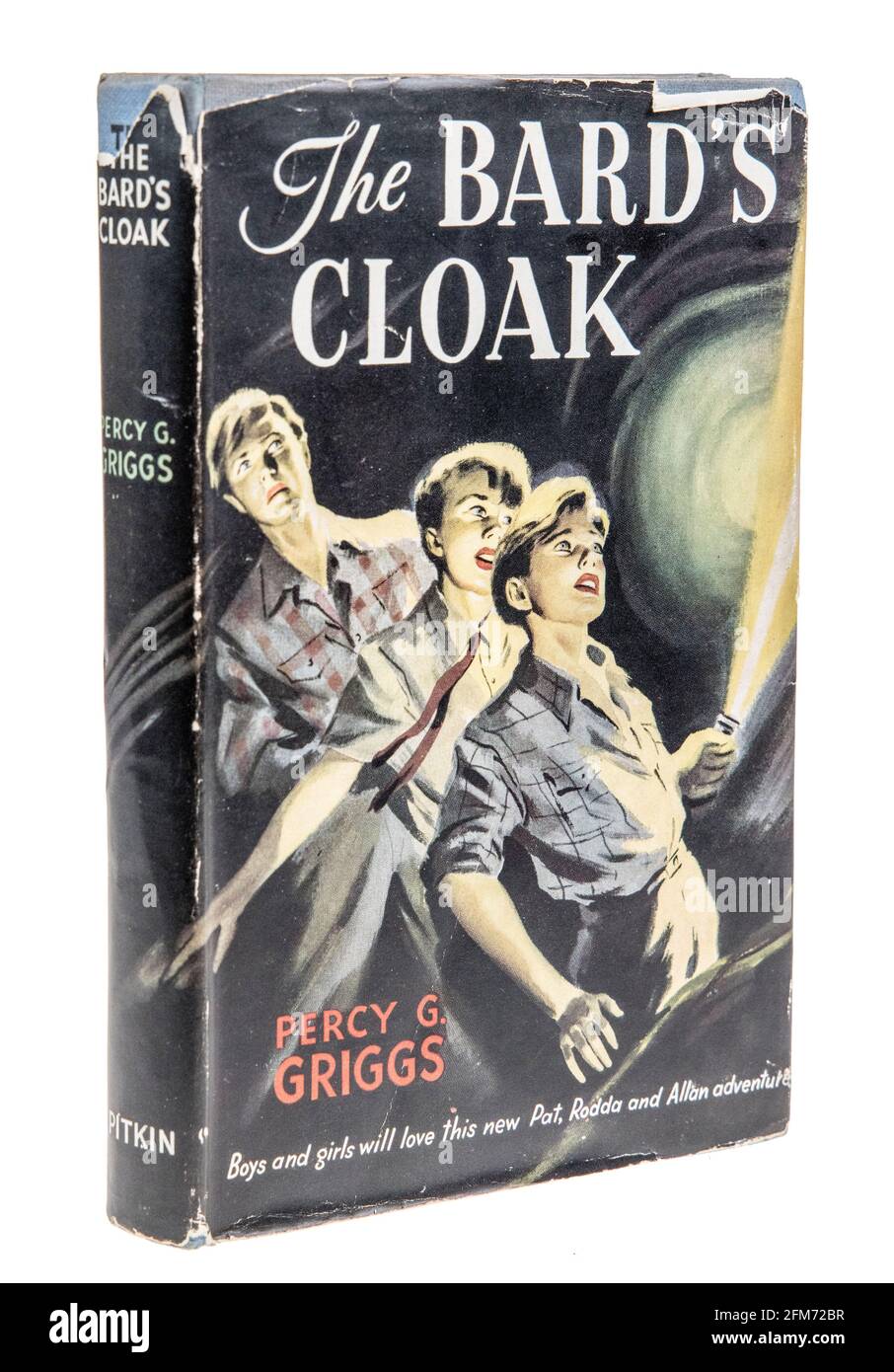 The Bard's Cloak klassisches Kinderbuch über ein Abenteuer in einer Höhle von Percy G. Griggs, 1951 Stockfoto