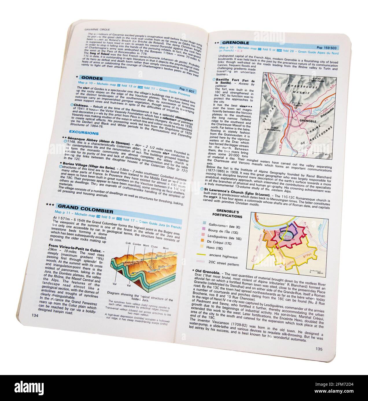 Mitchelin Guide to France, 1991, Erstausgabe in diesem englischen Format Stockfoto