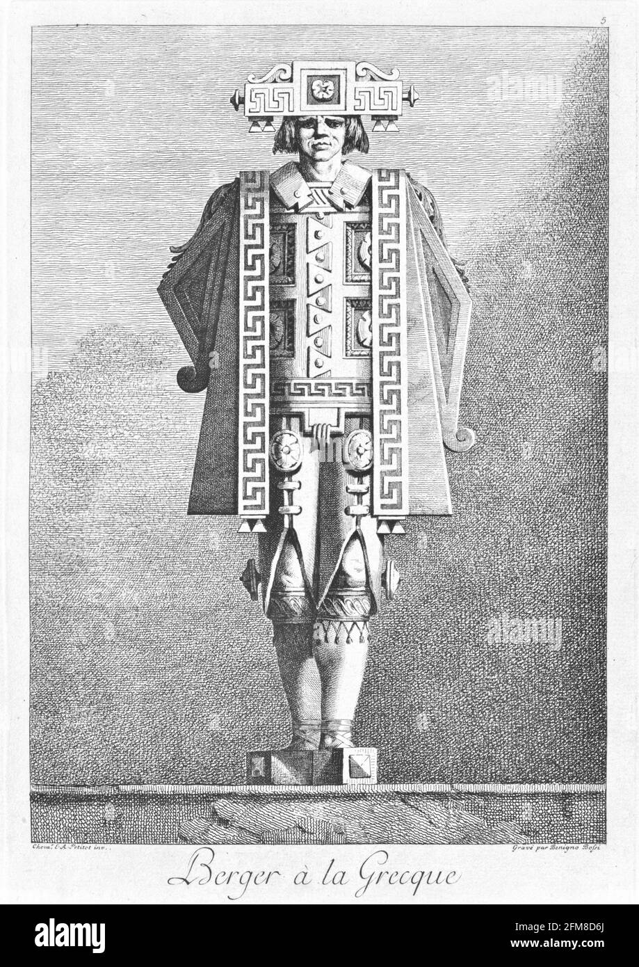 Ennemond Alexandre Petitot - Berger à la Grecque Stockfoto