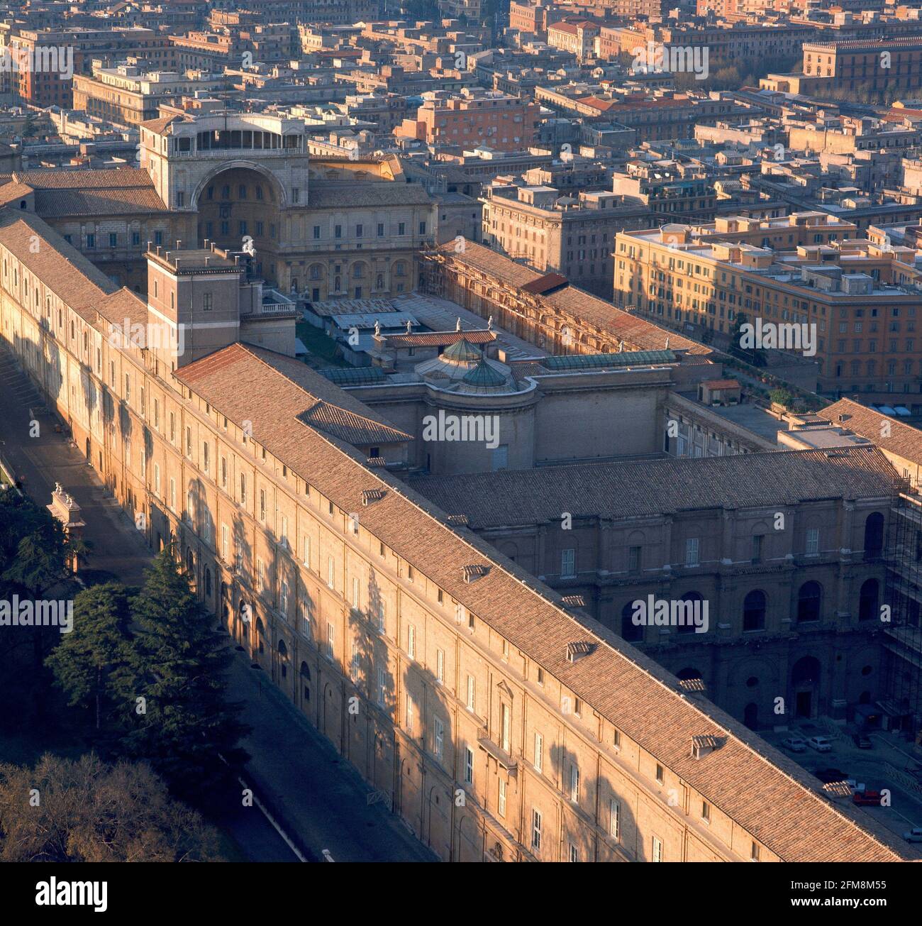 VISTA DESDE LA CUPULA DE SAN PEDRO. Lage: AUSSEN. VATICANO. Stockfoto