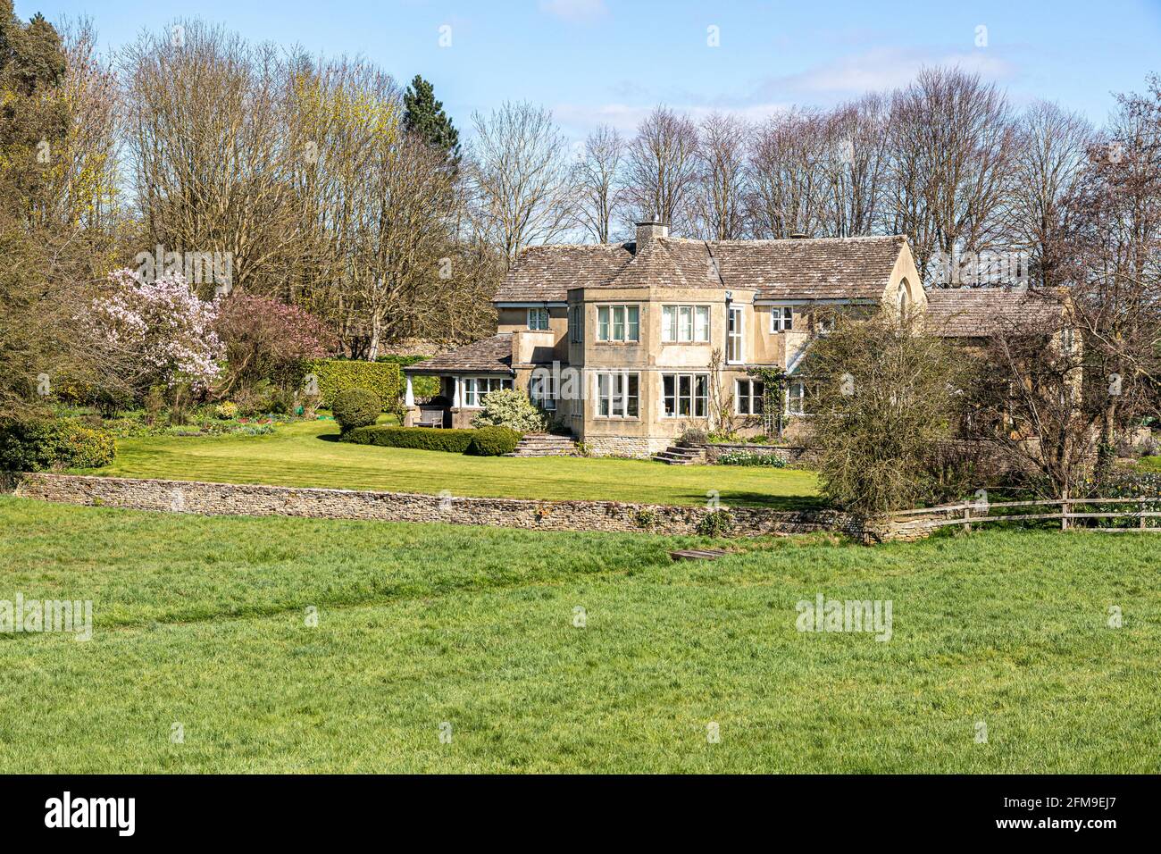 Kings Hay - EIN Landhaus in der Nähe des Cotswold-Dorfes Eastleach Martin, Gloucestershire, Großbritannien Stockfoto
