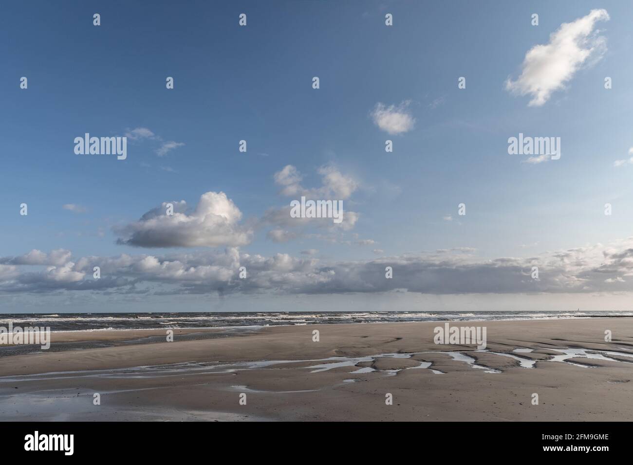 Impressionen am Nordseestrand von Wangerooge Stockfoto