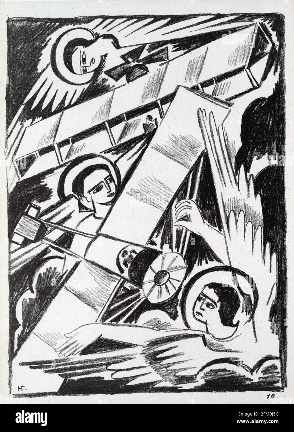 Natalia goncharova paintings Fotos und Bildmaterial in hoher