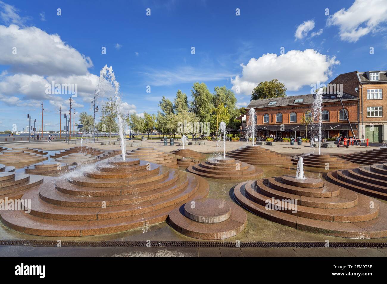 Toldbod Plads in Aalborg, Nordjütland, Jütland, Dänemark Stockfoto