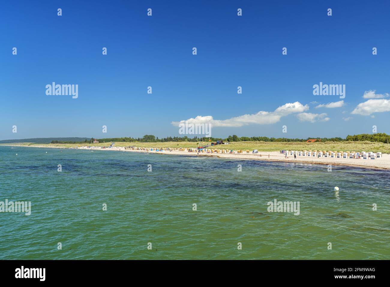 Strand am Weissenhäuser Strand, Hohwachter Bay, Schleswig-Holstein, Deutschland Stockfoto