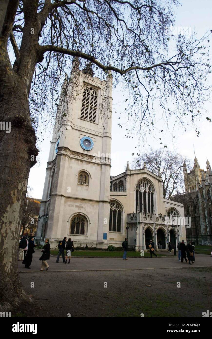 Westminster Abby und St. Margarets Kirche Bild David Sandison Stockfoto