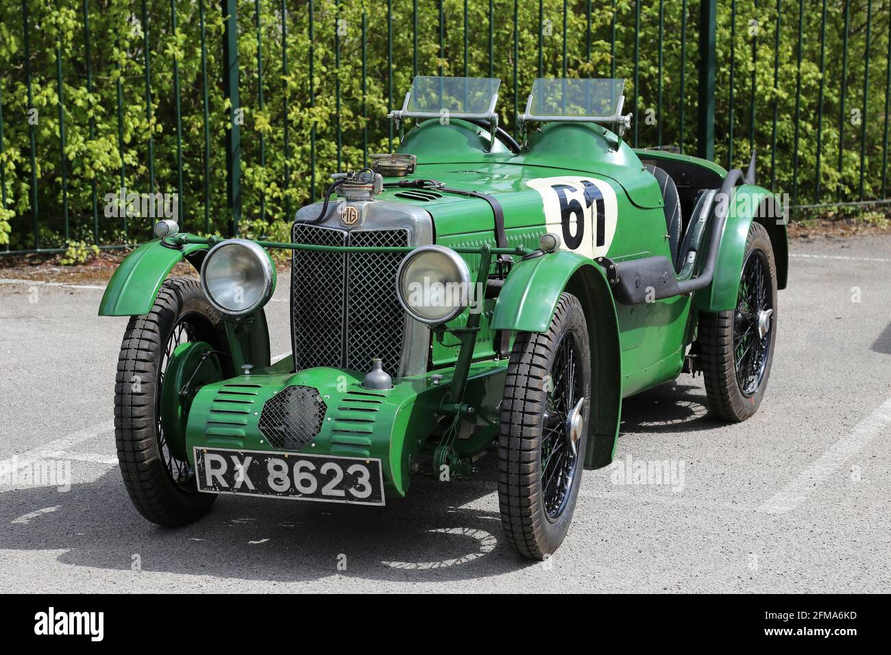 MG C Typ „Montlhery“ Midget (1931. Earl of March Team Car), Brooklands Museum, Weybridge, Surrey, England, Großbritannien, Großbritannien, Großbritannien, Europa Stockfoto