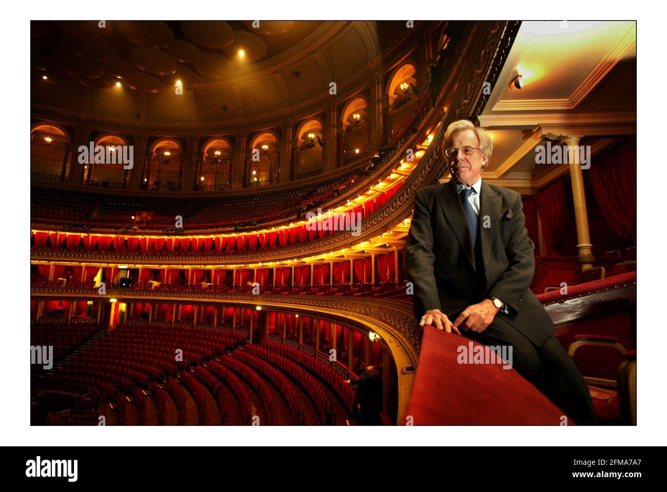 David Elliott in der Royal Albert Hall in Londonpic David Sandison 13/12/2005 Stockfoto
