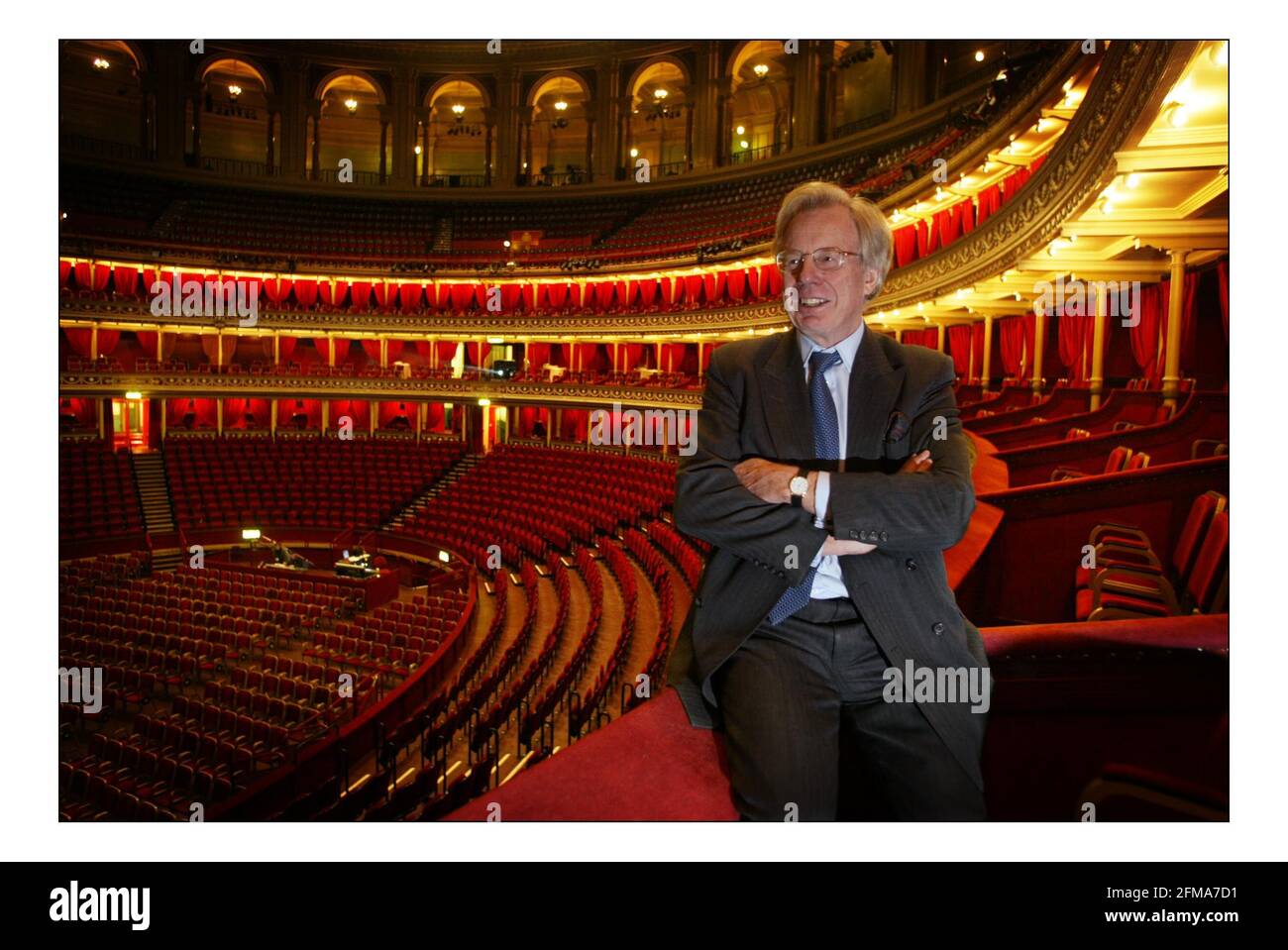 David Elliott in der Royal Albert Hall in Londonpic David Sandison 13/12/2005 Stockfoto