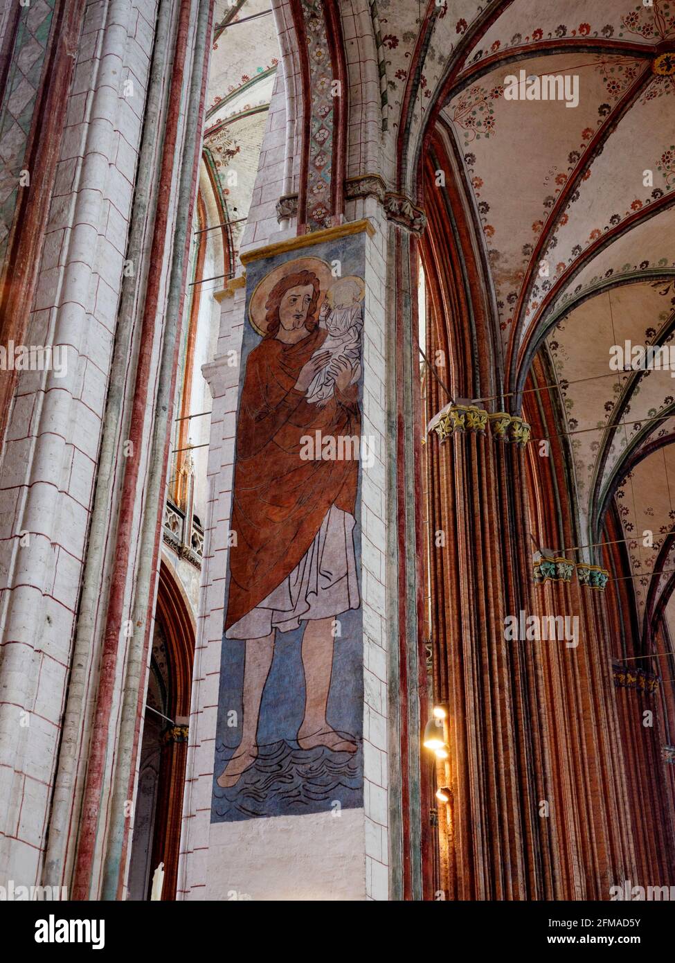 Marienkirche, Altstadt, Lübeck, Schleswig-Holstein, Deutschland Stockfoto