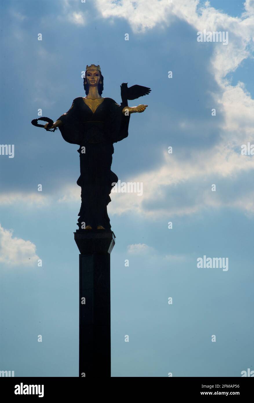 Sveta Sofia. Die Statue der Heiligen Sofia. Sofia, Bulgarien. Von Georgi Chapkanov Stockfoto