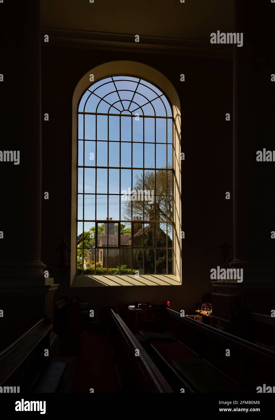 Die Kirche St. Mary Magdalene, Bridgnorth, ist eine Pfarrkirche in der Church of England, die in der East Castle Street, Bridgnorth, England, steht. Stockfoto