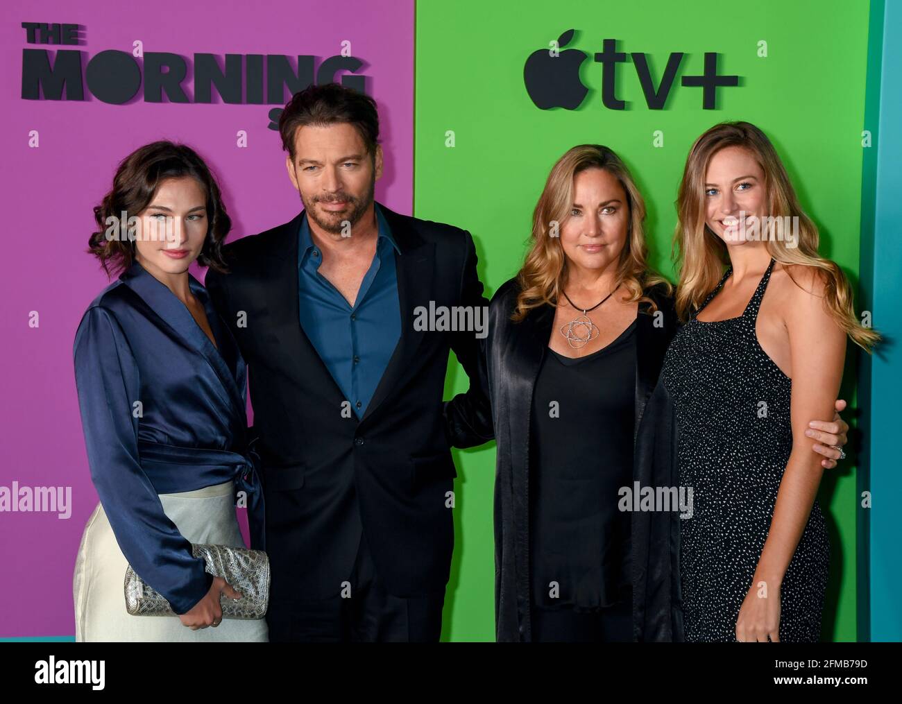 Harry Connick Jr, Jill Goodacre, Georgia Tatum Connick, Sarah Kate Connick, Charlotte Connick kommt zur Morning Show New York Premiere von APPLE TV, die am Montag, den 28. Oktober 2019 im Lincoln Center in New York City stattfand. Foto von Jennifer Graylock-Graylock.com 917-519-7666 Stockfoto