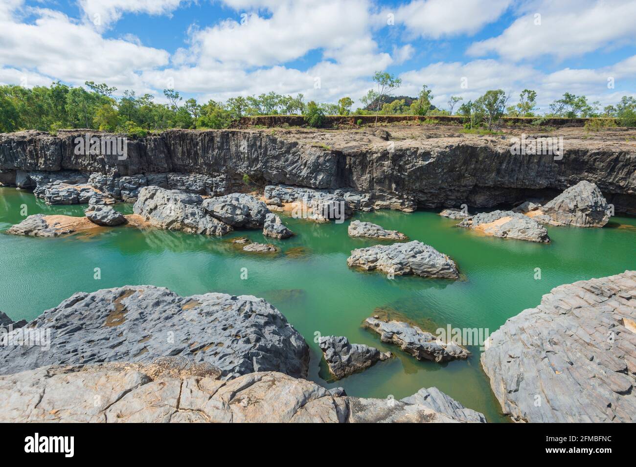 Blick auf die Copperfield Gorge, Einasleigh, Queensland, QLD, Australien Stockfoto