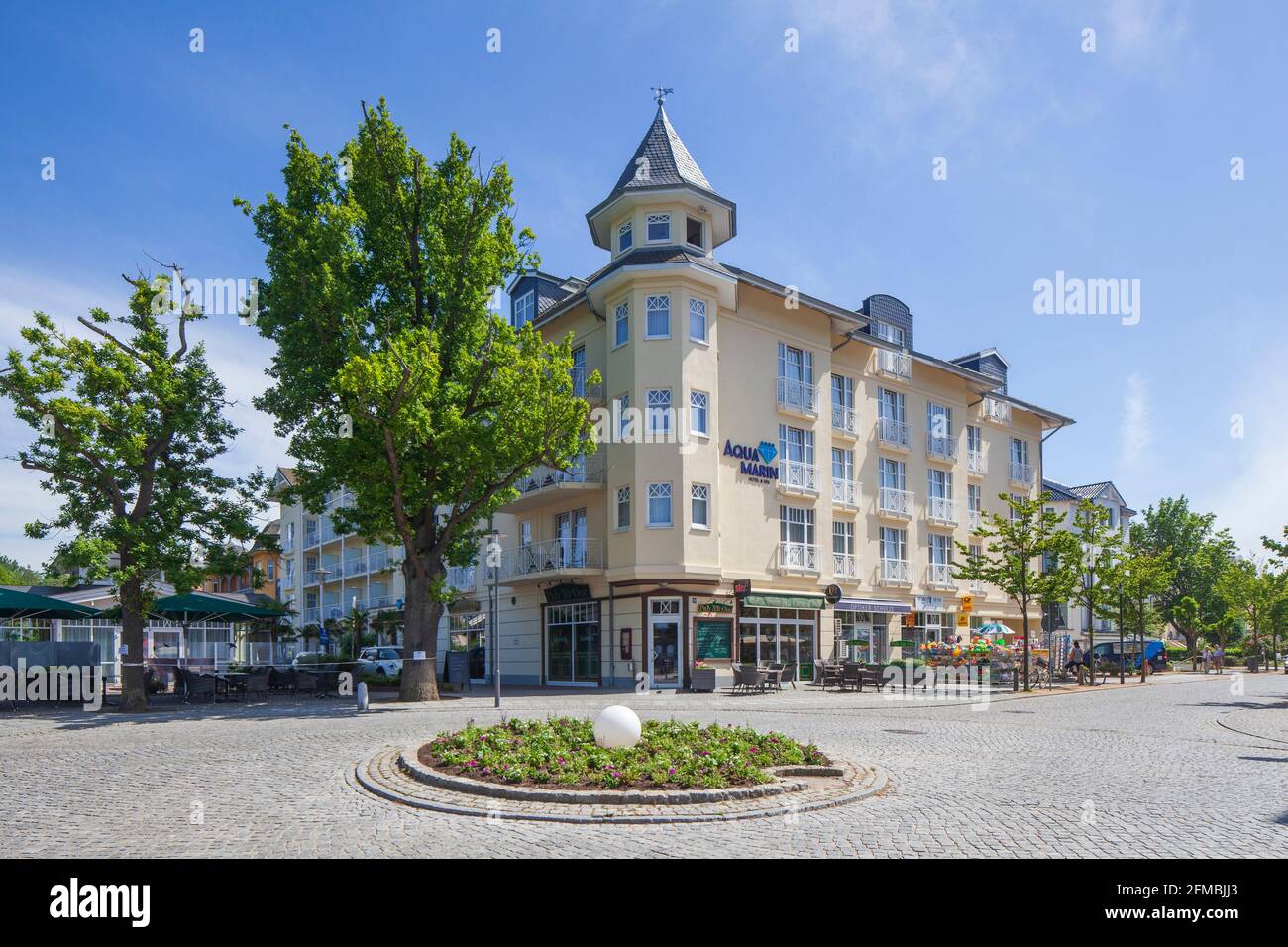 Mehrfamilienhaus, Kühlungsborn, Mecklenburg-Vorpommern, Deutschland Stockfoto