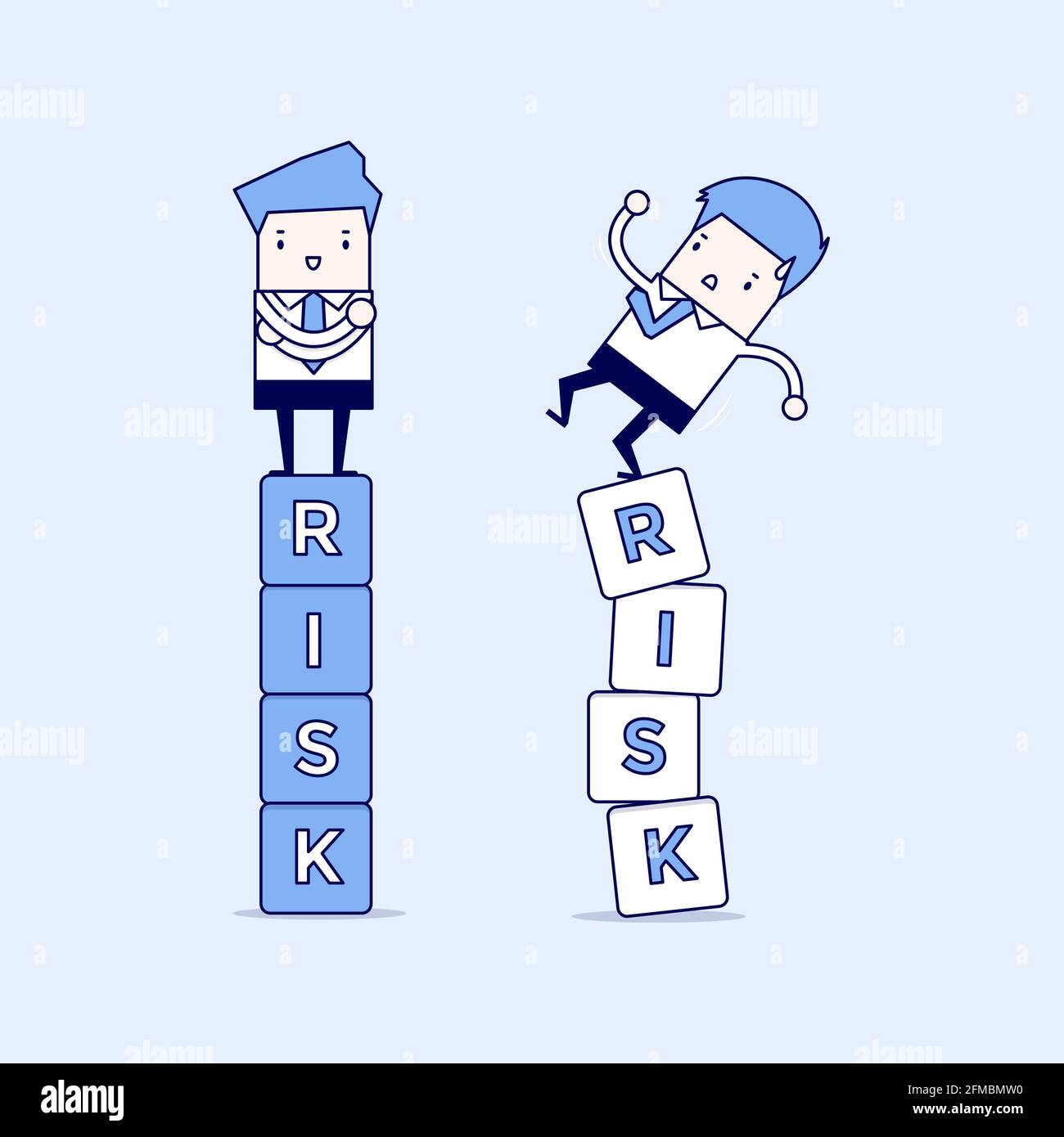 Risk assessment cartoon -Fotos und -Bildmaterial in hoher Auflösung – Alamy