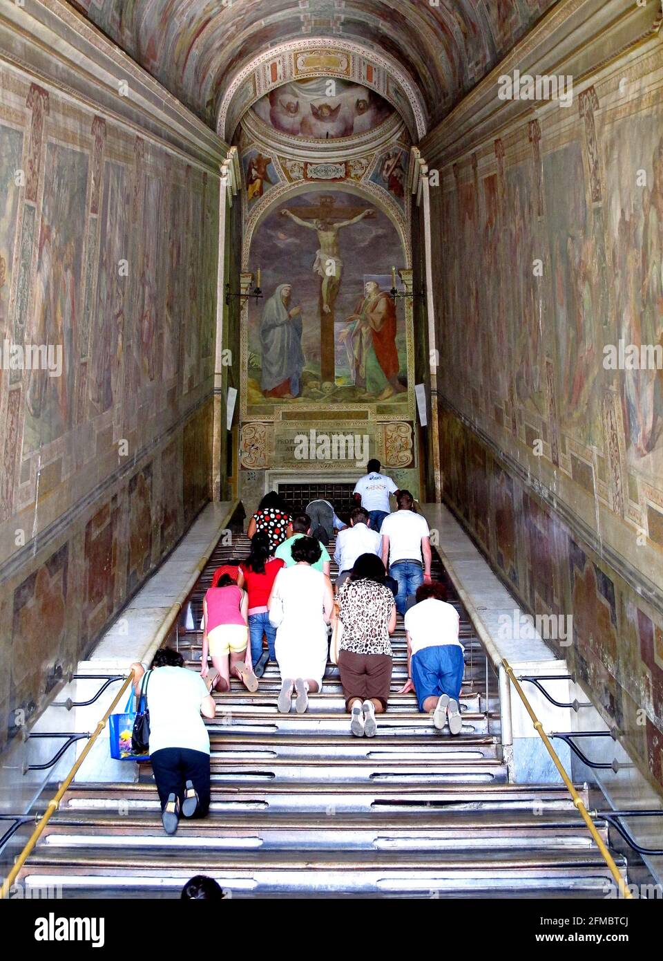 Die Scala Sancta, Rom, Italien Stockfoto