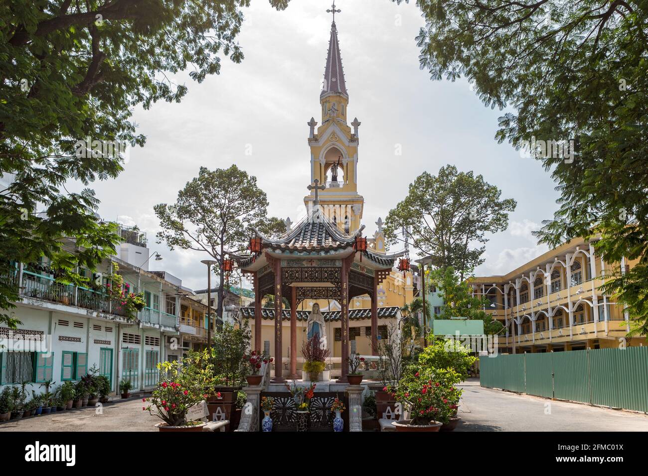 Chinesische Christliche Kirche, Ho Chi Min City, Saigon, Vietnam Stockfoto
