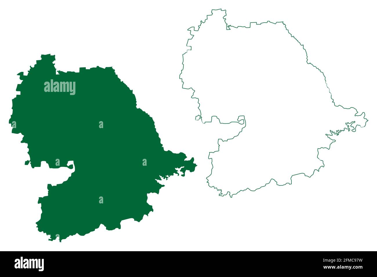 Indore District (Madhya Pradesh State, Indore Division, Republik Indien