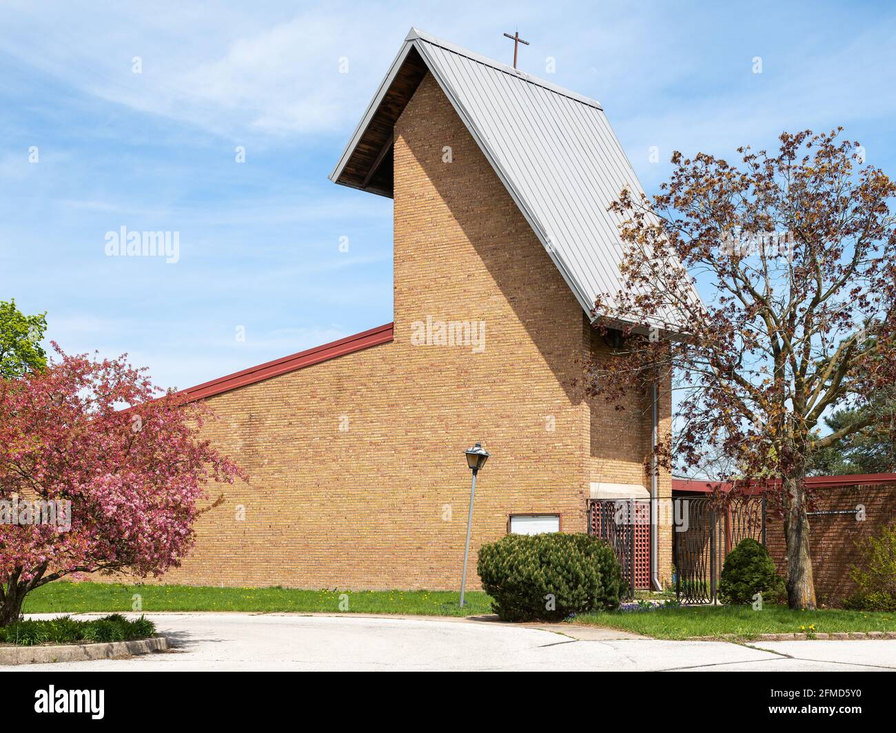 Lansing Presbyterian Church entworfen von Edward Dart Stockfoto