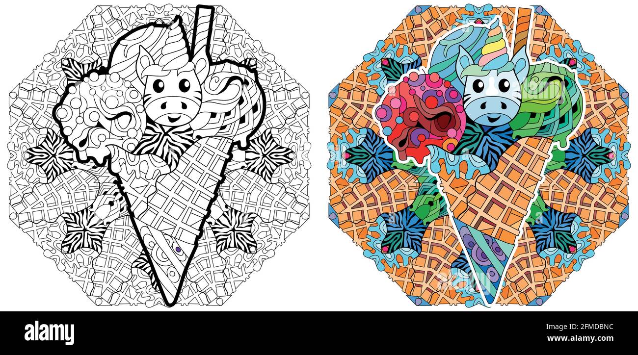 Essen Kawai Mandalas / Schone Und Niedliche Katze Umriss Zum Ausmalen