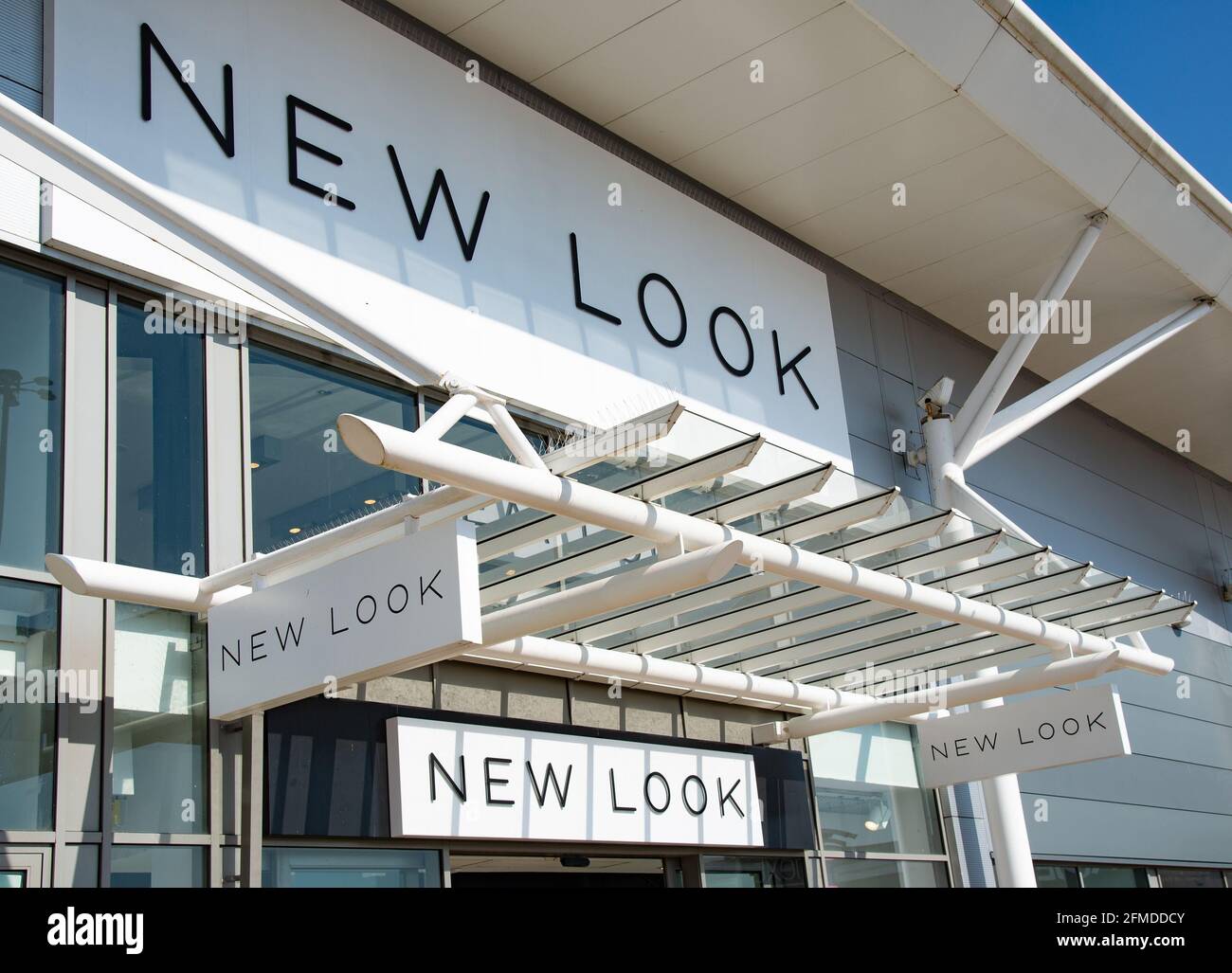 New Look Shop im Deepdale Shopping Park, Blackpool Road, Preston, Lancashire, Großbritannien Stockfoto