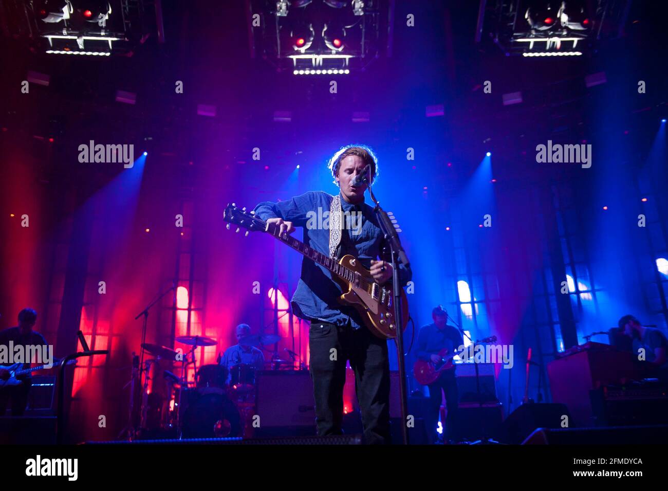 Ben Howard tritt im Roundhouse während des iTunes Festivals in Camden - London auf Stockfoto