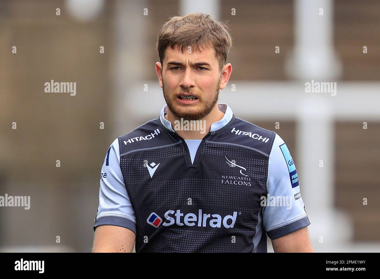 Ben Stevenson von Newcastle Falcons während des Spiels Stockfoto