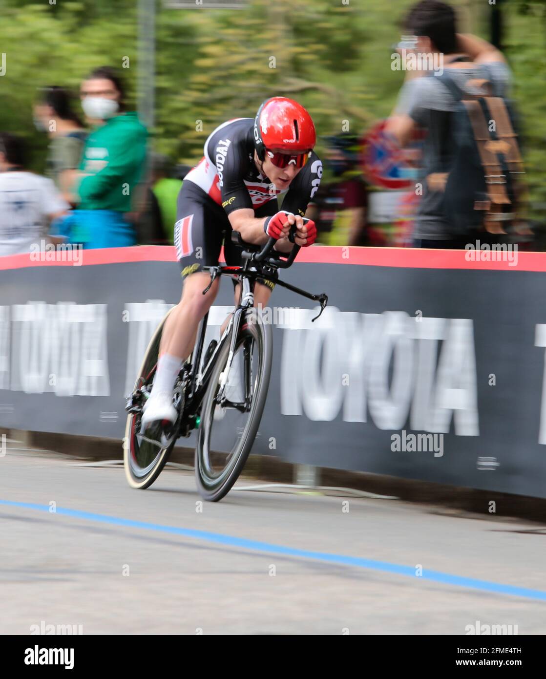 DE BUYST Jasper Bel (LOTTO SOUDAL) während der Italien-Rundfahrt, Giro d'Italia 2021, Etappe 1, Einzelzeitfahren Torino - Turin am 8. Mai 2021 in Ita Stockfoto