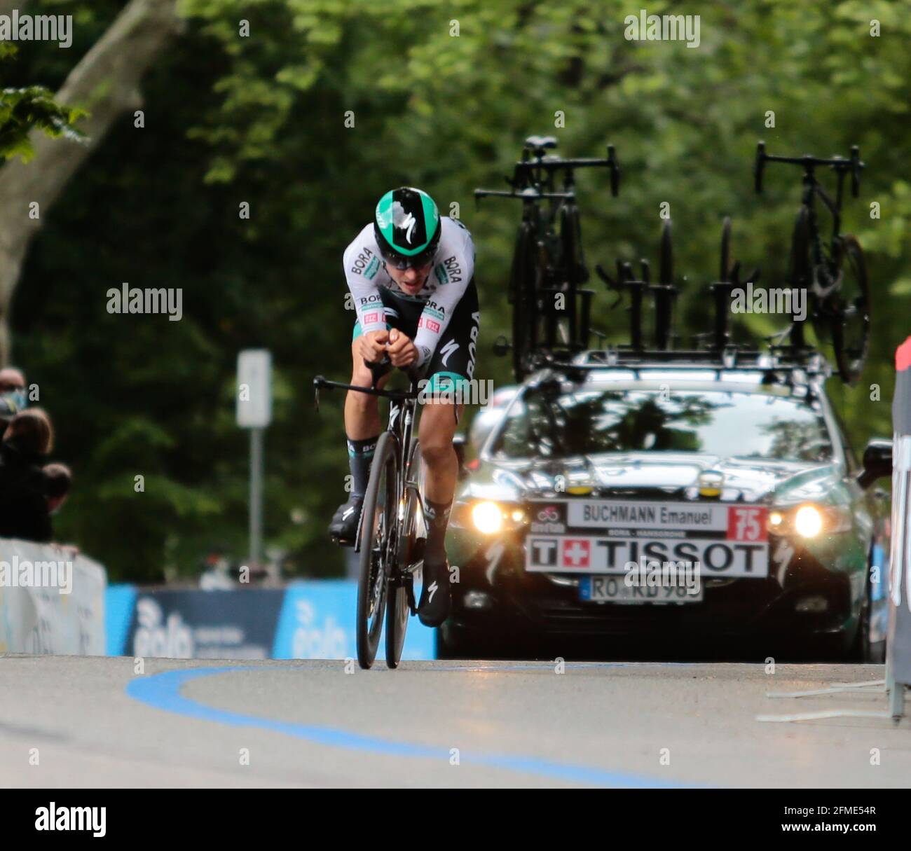 BUCHMANN Emanuel GER (BORA HANSGROHE) während der Italien-Rundfahrt, Giro d'Italia 2021, Etappe 1, Einzelzeitfahren Torino - Turin am 8. Mai 2021 in Stockfoto