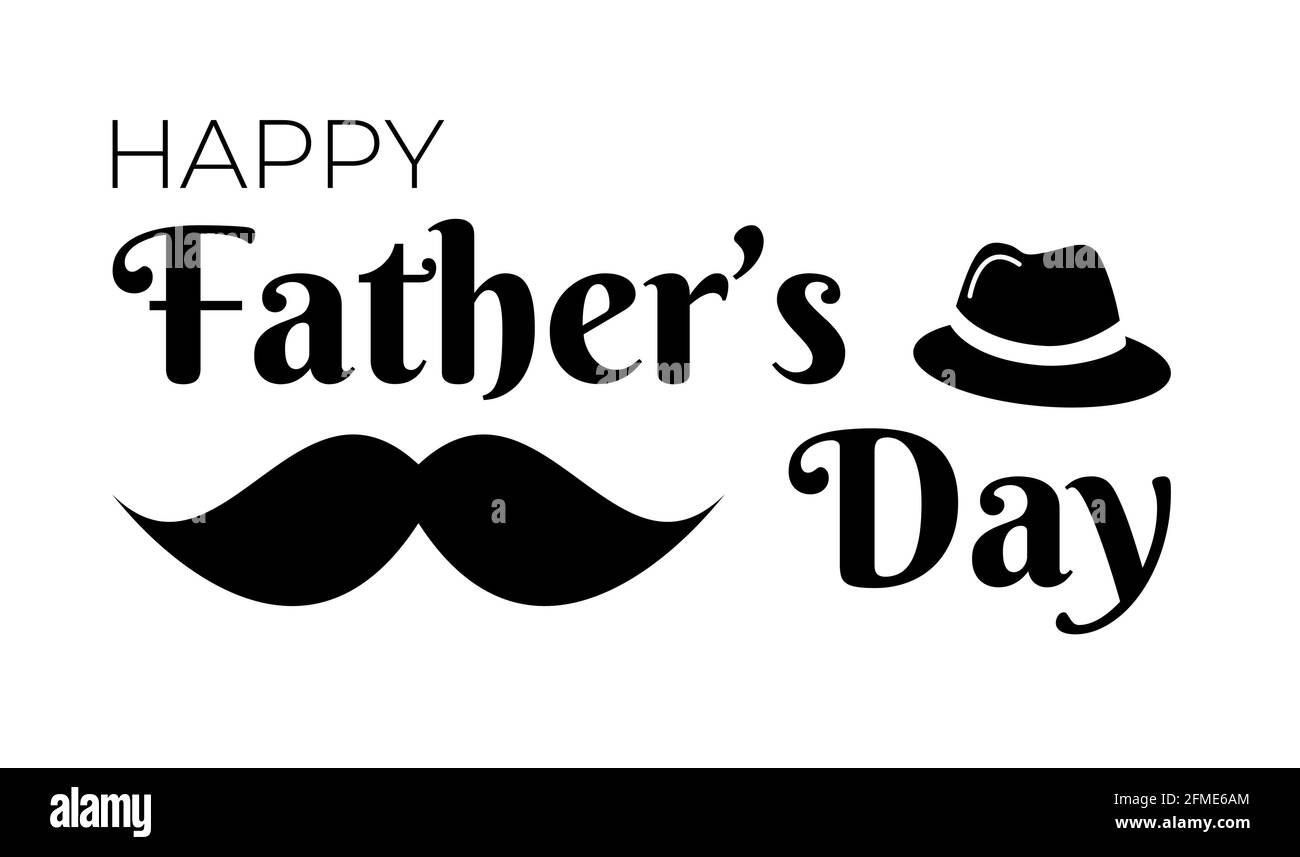 Vatertag Hintergrund. Poster, Flyer, Grußkarte, Header für Website. Vektorgrafik Stock Vektor