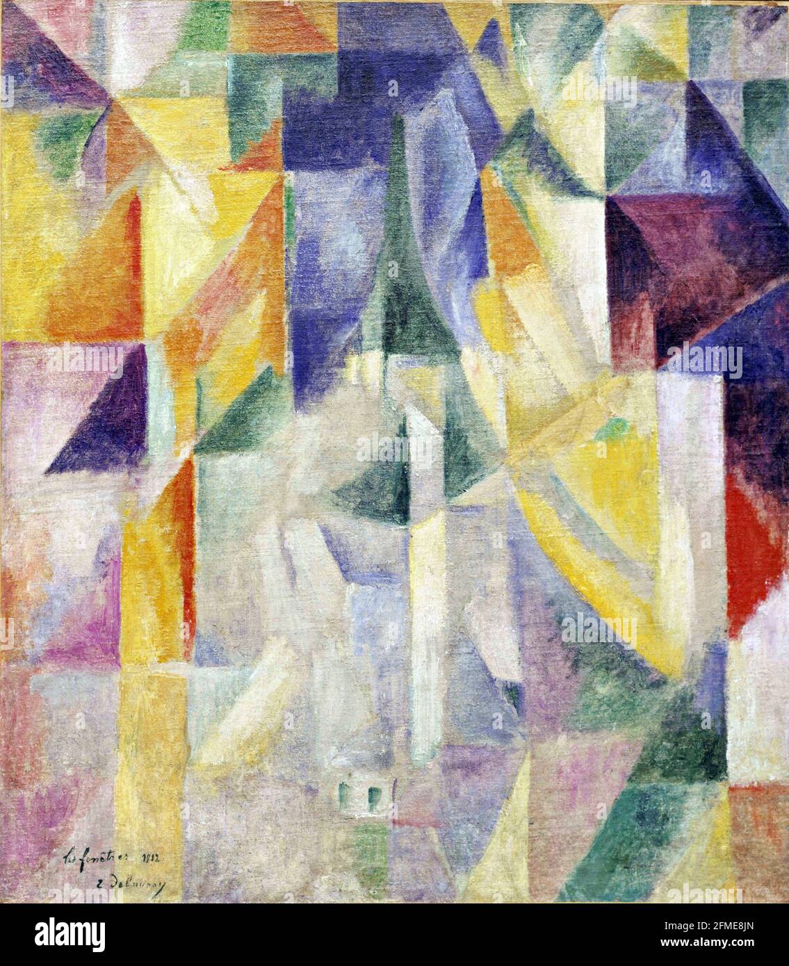 Robert Delaunay. (Französisch, 1885-1941). Fenster. Paris 1912. Enkaustik auf Leinwand. Stockfoto